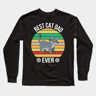 Best Cat Dad Ever Long Sleeve T-Shirt